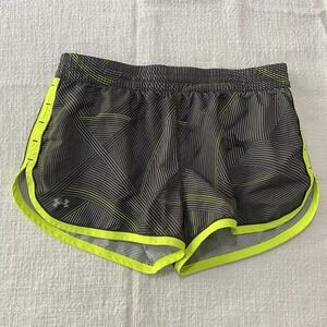 Under Armour UA Great Escape Printed Running Shorts Women's Medium Athletic EUC‎